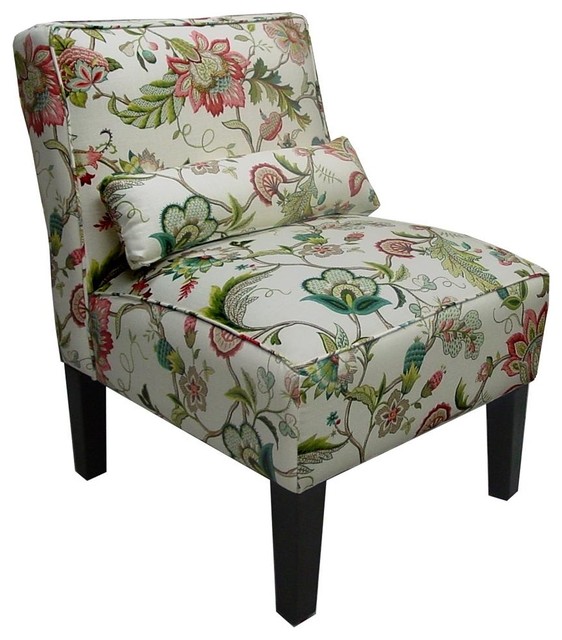 Brissac Accent Chair in Jewel Floral