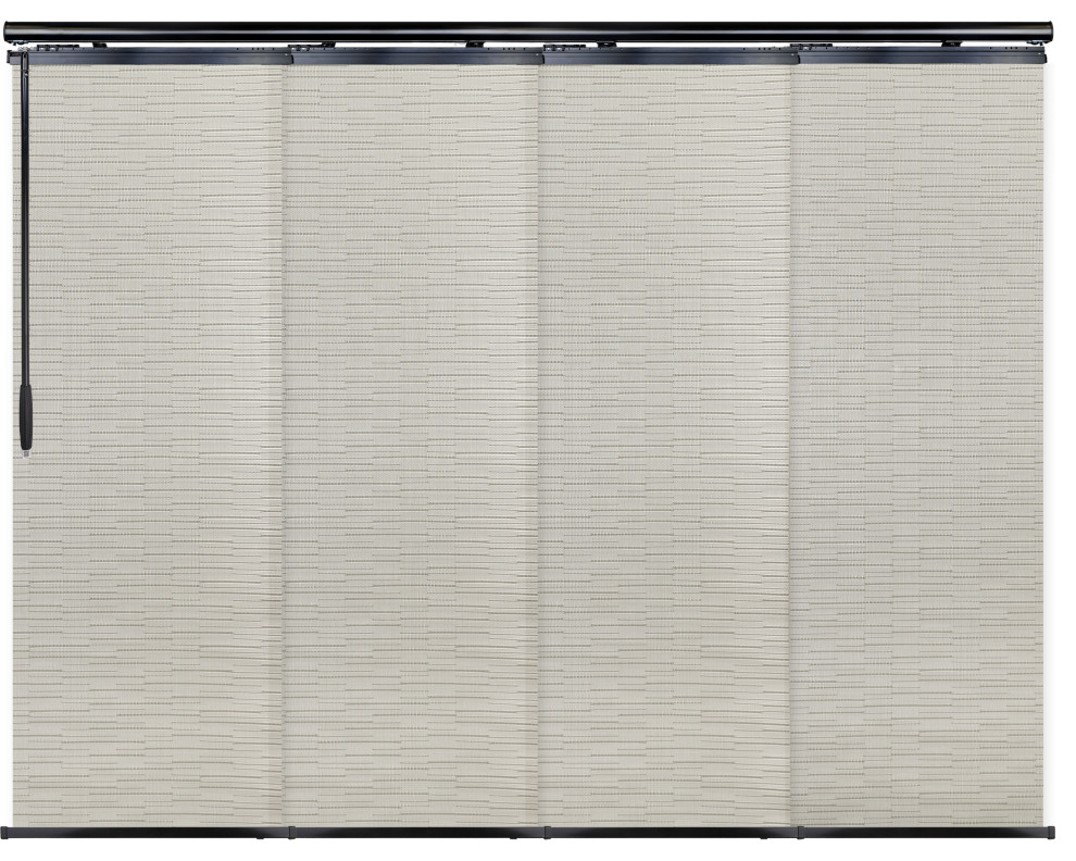 Eliana 4-Panel Track Extendable Vertical Blinds 48-88"W