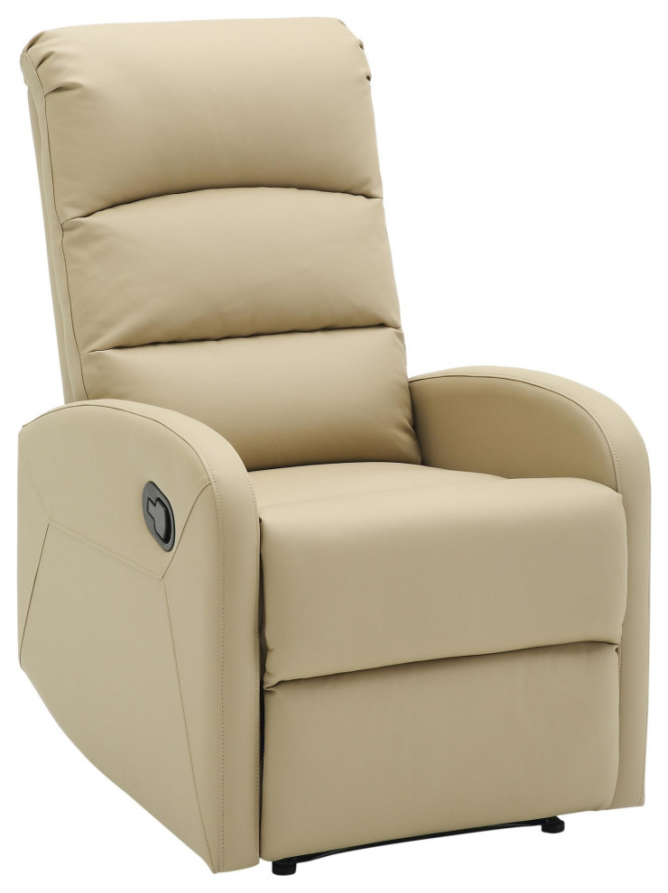 Dormi Recliner Chair, Beige PU