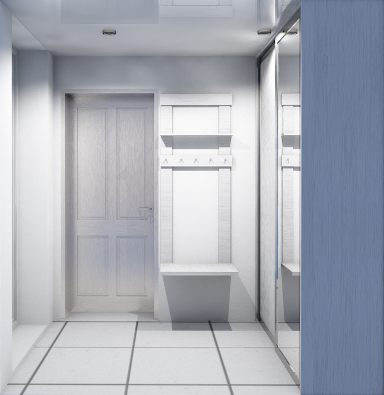 Трансформируемый интерьер контейнерного жилья в стиле "контемпорари".