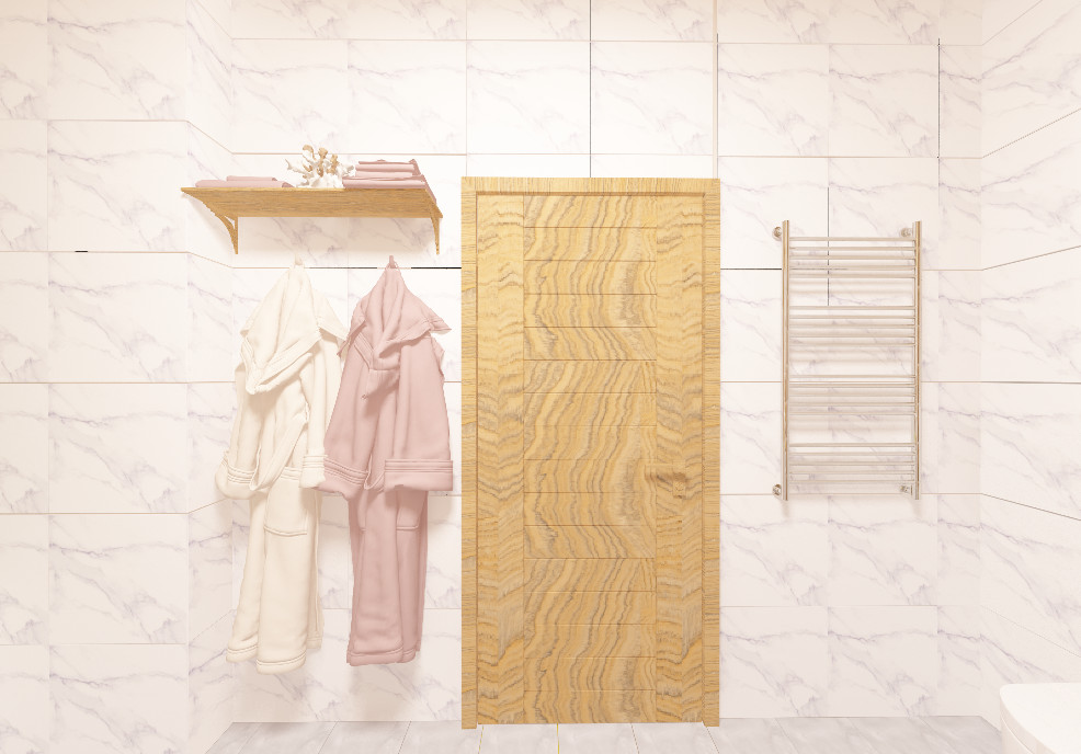 Дизайн проект ванной комнаты