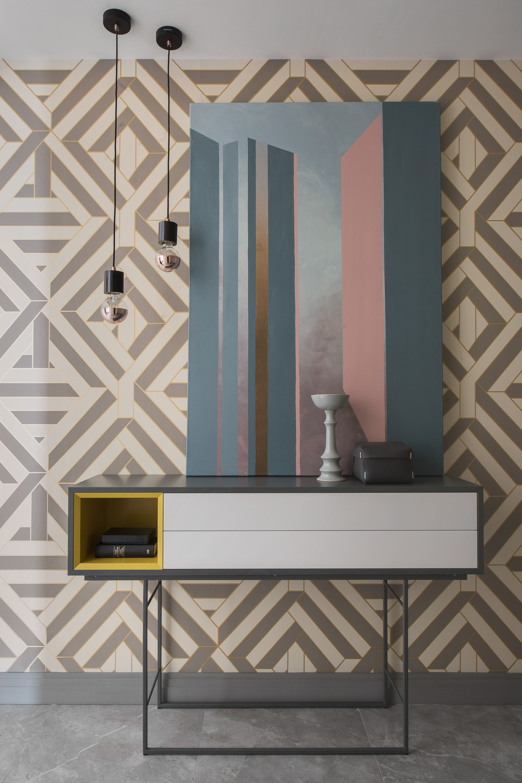 Пастель и геометрия - Квартира для семьи с двумя детьми