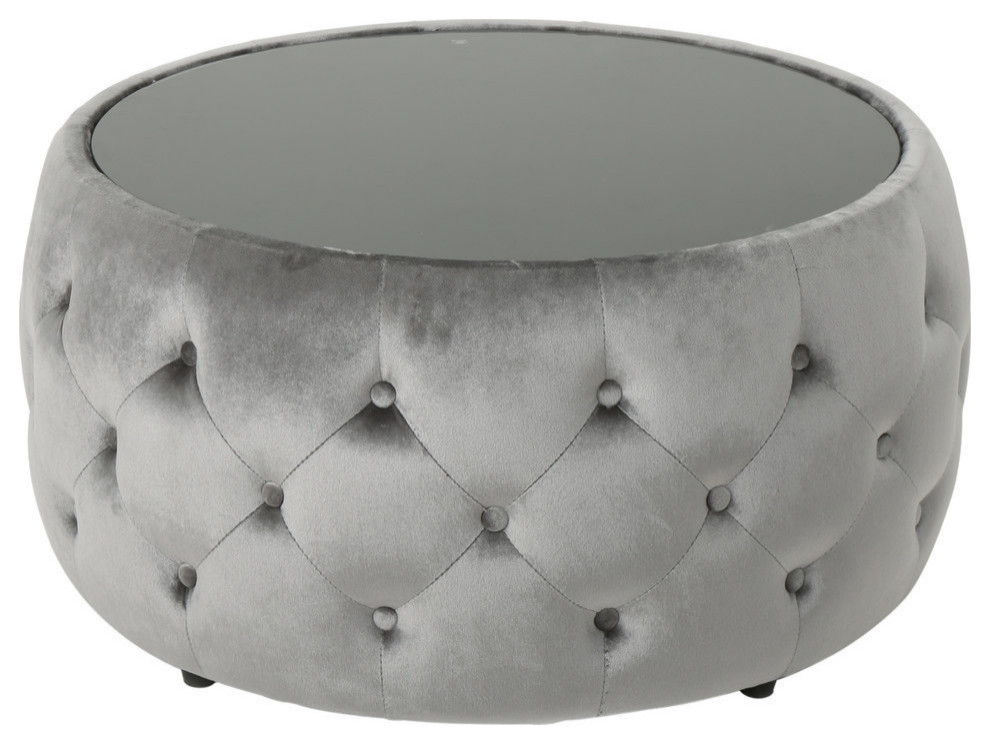 Gdf Studio Ivy Glam Velvet And Tempered Glass Coffee Table Ottoman Transitional Footstools Ottomans By Gdfstudio - Chrome Glass Ottoman Coffee Table In Black Gdf Studio Ivy Glam Velvet And Tempered Glass Coffee Table Ottoman Transitional Footstools Ottomans By Gdfstudio - Chrome Glass Ottoman Coffee Table In Black