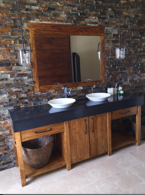 Bathroom Countertops Rustic Bathroom Philadelphia By Solid