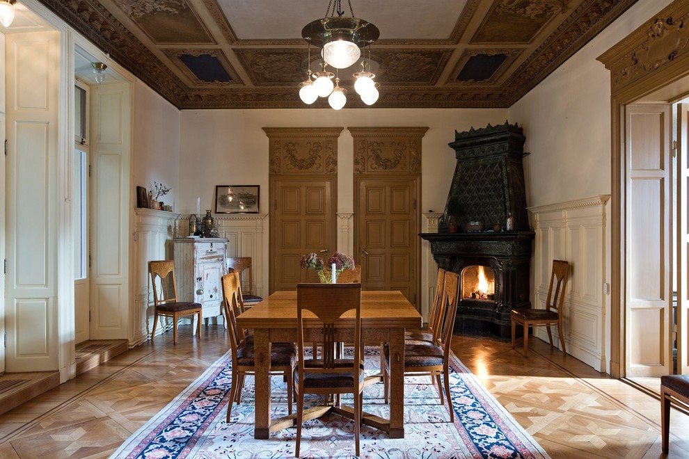 Traditional dining room in Stockholm.