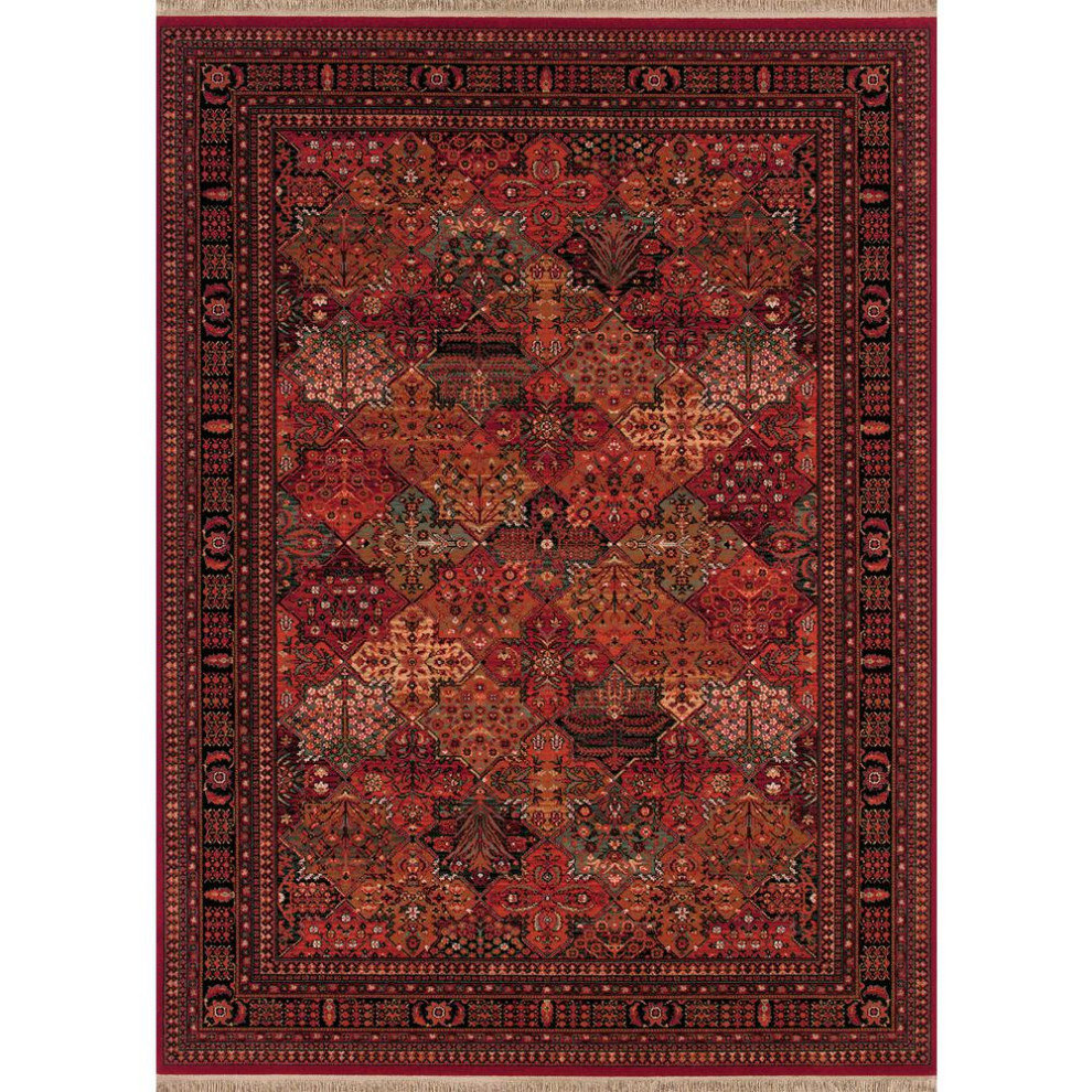 Imperial Baktiari Area Rug, Antique Red, Rectangle, 4'6"x6'9"