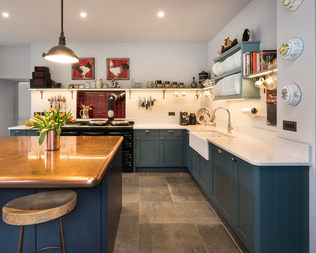 Copper Shaker by Treyone Kitchens victorian-kitchen