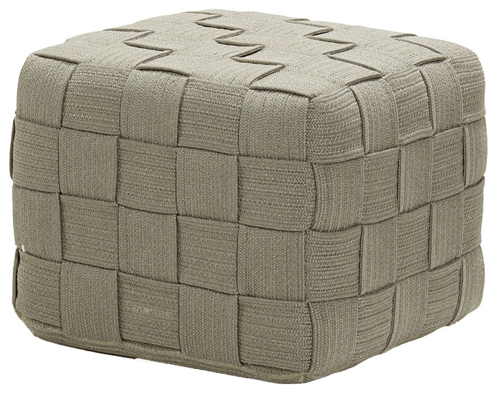 Cane-Line Cube Footstool, 8340Rot