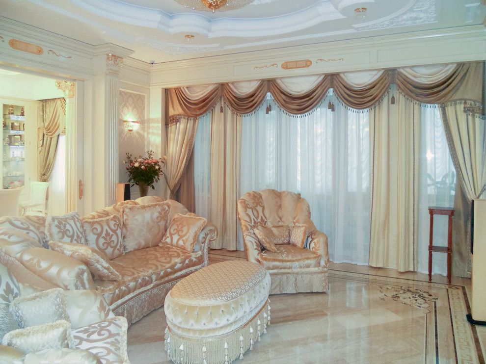 Портьеры для классической гостиной