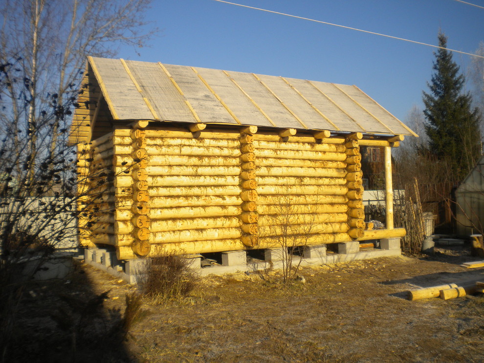 Баня из бревна