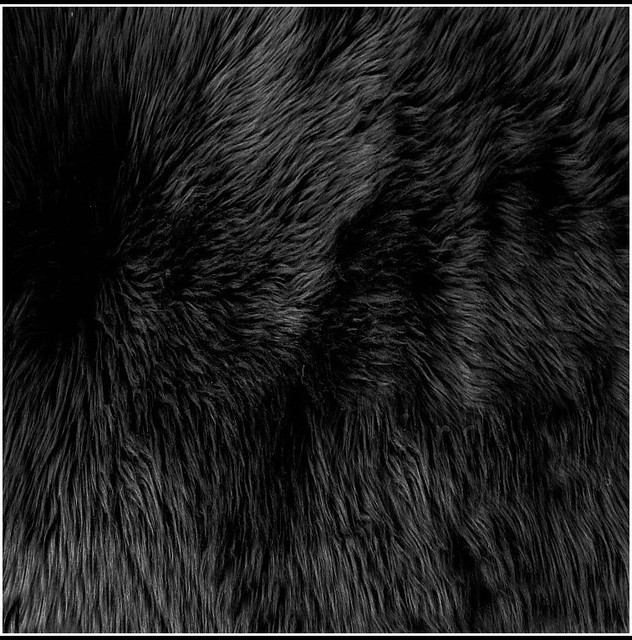 Plush Faux Fur Deer Throw Rug, 2'x4' Contemporary Novelty Rugs by