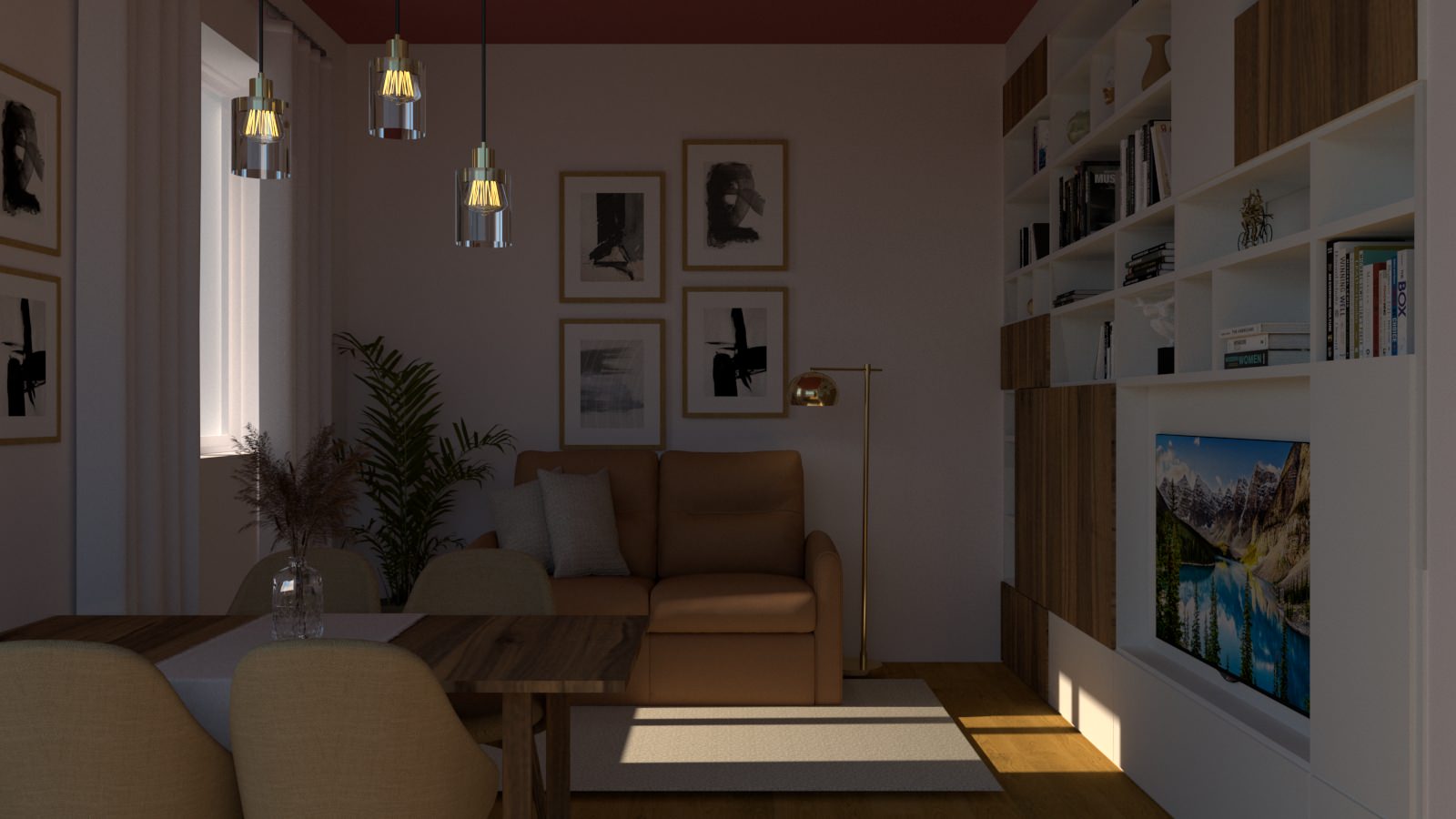 Progettazione Ingresso|Soggiorno