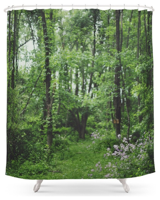 Spring Forest Shower Curtain - Contemporary - Shower Curtains - by ...
