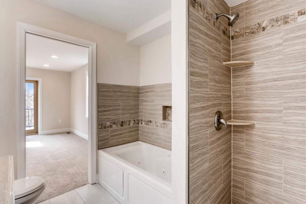 Inspiration for a transitional bathroom remodel in DC Metro