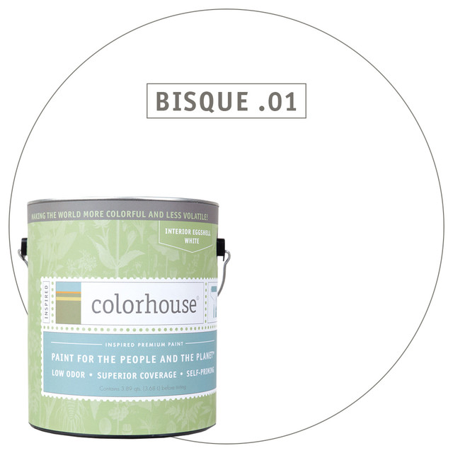 ColorSpot Eggshell Interior Paint Sample, Bisque .01, 8-oz