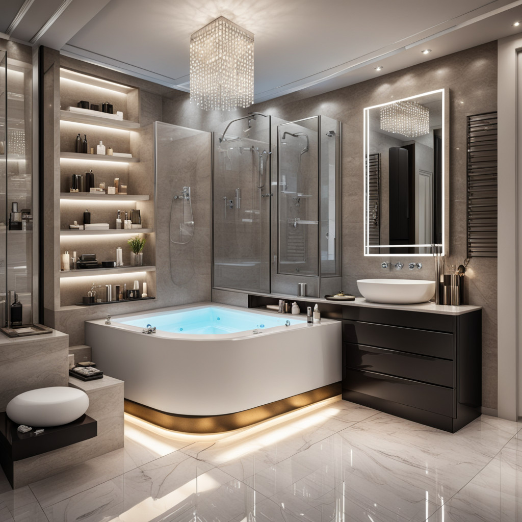 Ванная комната созданная ИИ