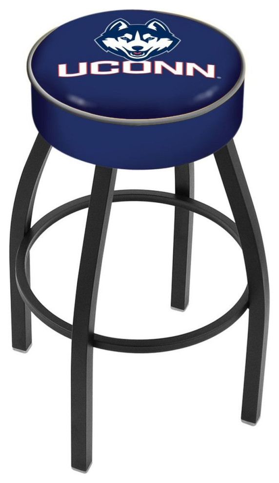 Holland L8B1 Connecticut 25" Swivel Counter Stool Black