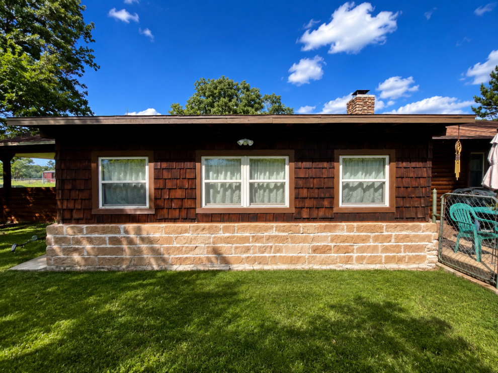 Log Home Exterior Transformation
