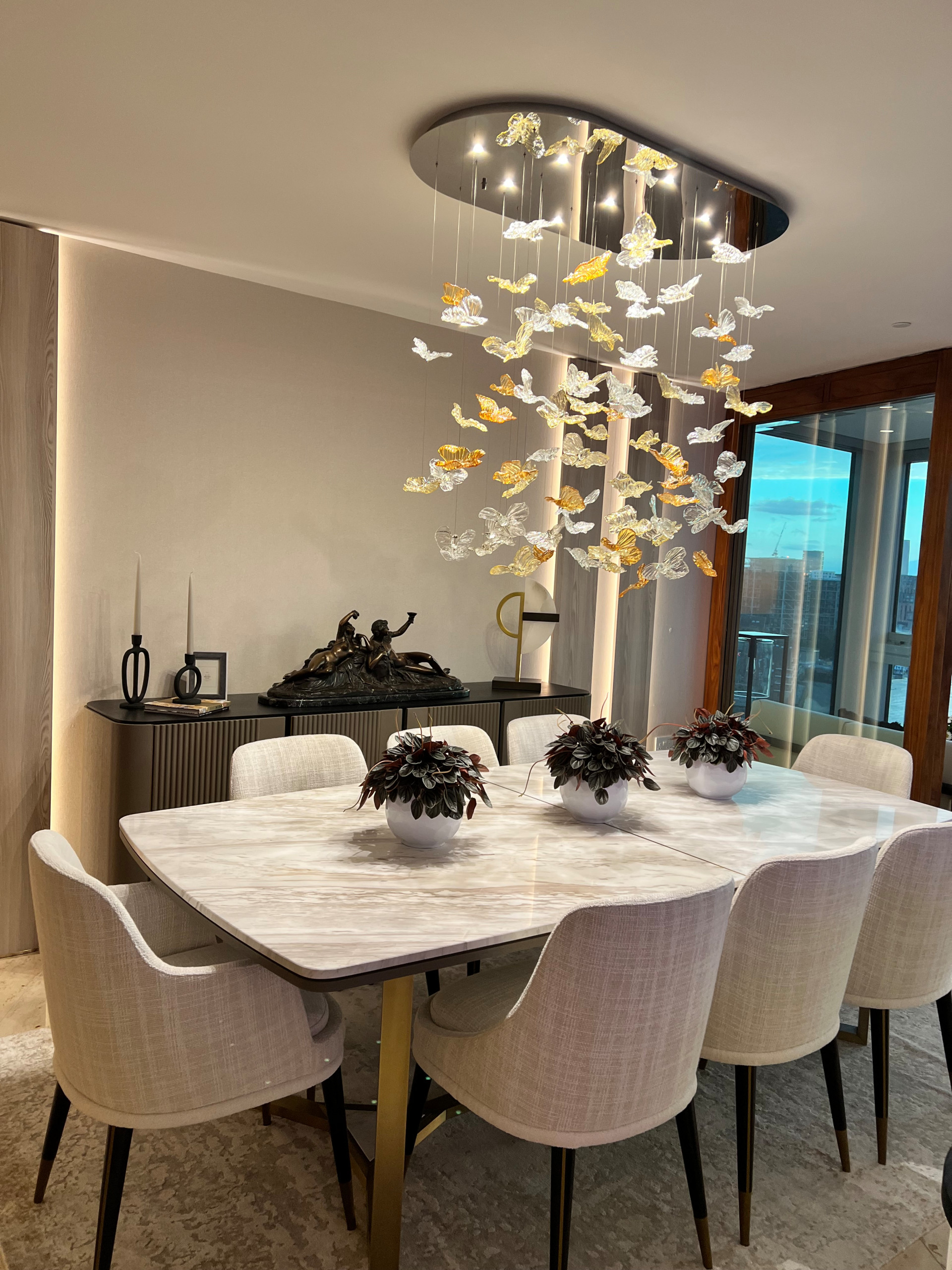 Inspiration for a dining room remodel in London