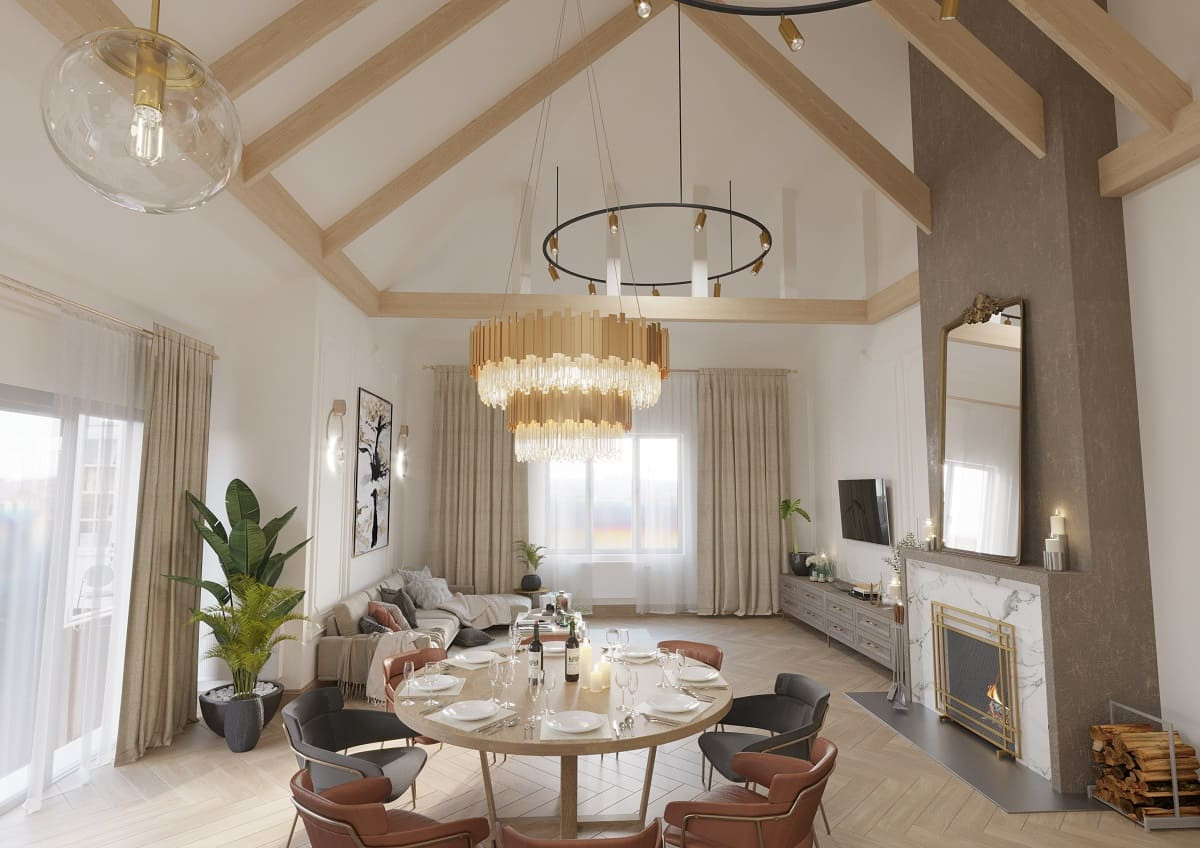 Загородный дом для молодой семьи с ребенком