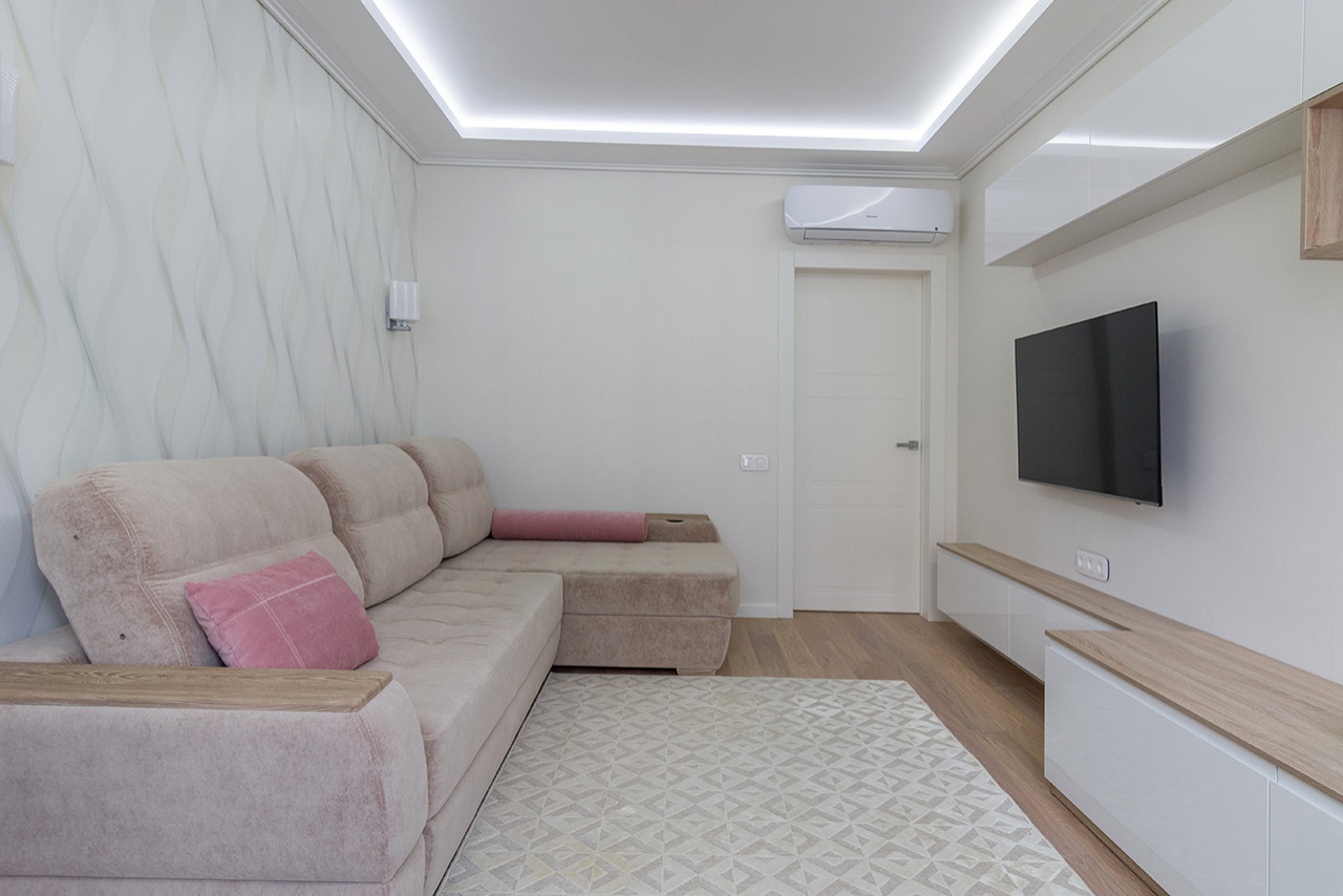 Дизайн четырехкомнатной квартиры в ЖК "Лучи".