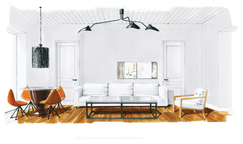 мансардный, нордический