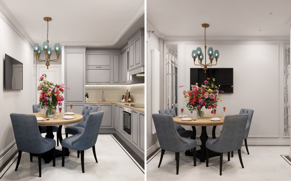 Дизайн проект квартиры в Москве в современном стиле