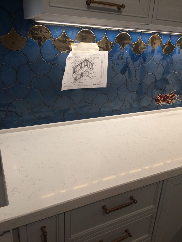 Столешница из кварца Technistone noble areti bianco