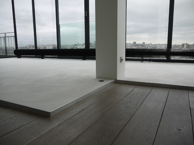 Cette photo montre une maison tendance.