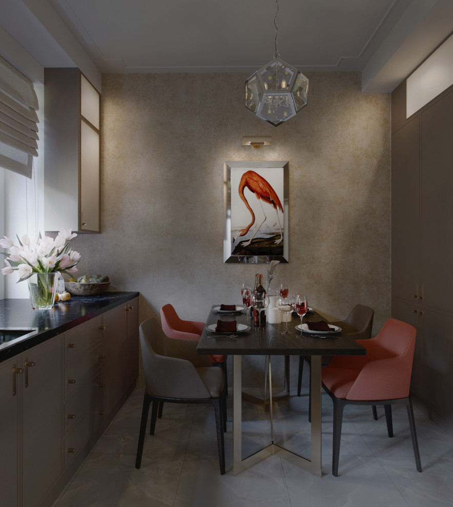 Таунхаус неоклассика Кофейный