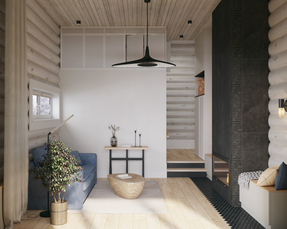 Дом из оцилиндрованного бревна г.Киров