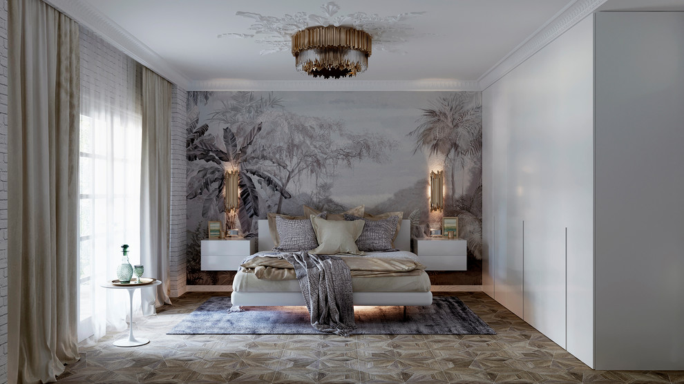 Романтическая спальня и маленькая детская