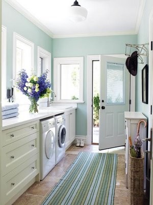 fresh laundry traditional-laundry-room