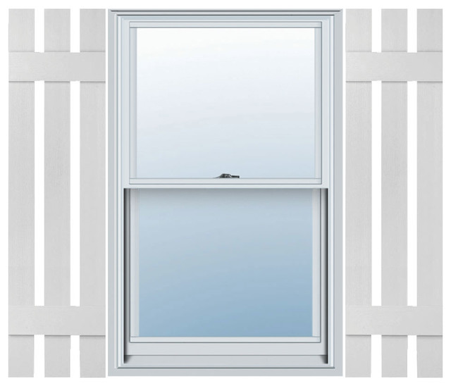 MidAmerica, MidAmerica, Standard Size Three Board Spaced Shutters