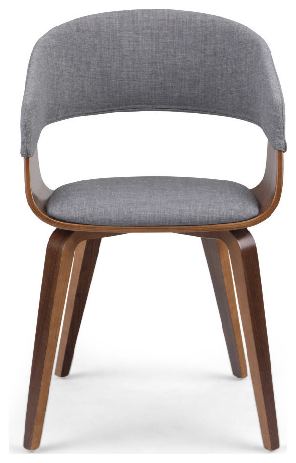 Lowell Bentwood Dining Chair, Light Gray