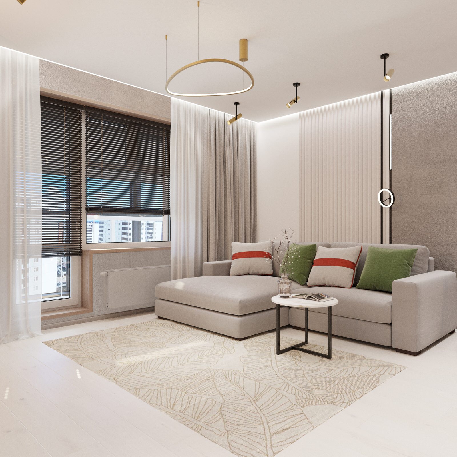 Небольшая уютная квартира расположенная в живописном месте  города