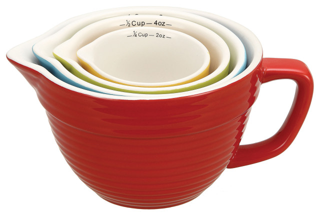 Cuphuzz Bowl Shaped Measuring Cups (Set of 4 Sizes) - Contemporary - Measuring ...