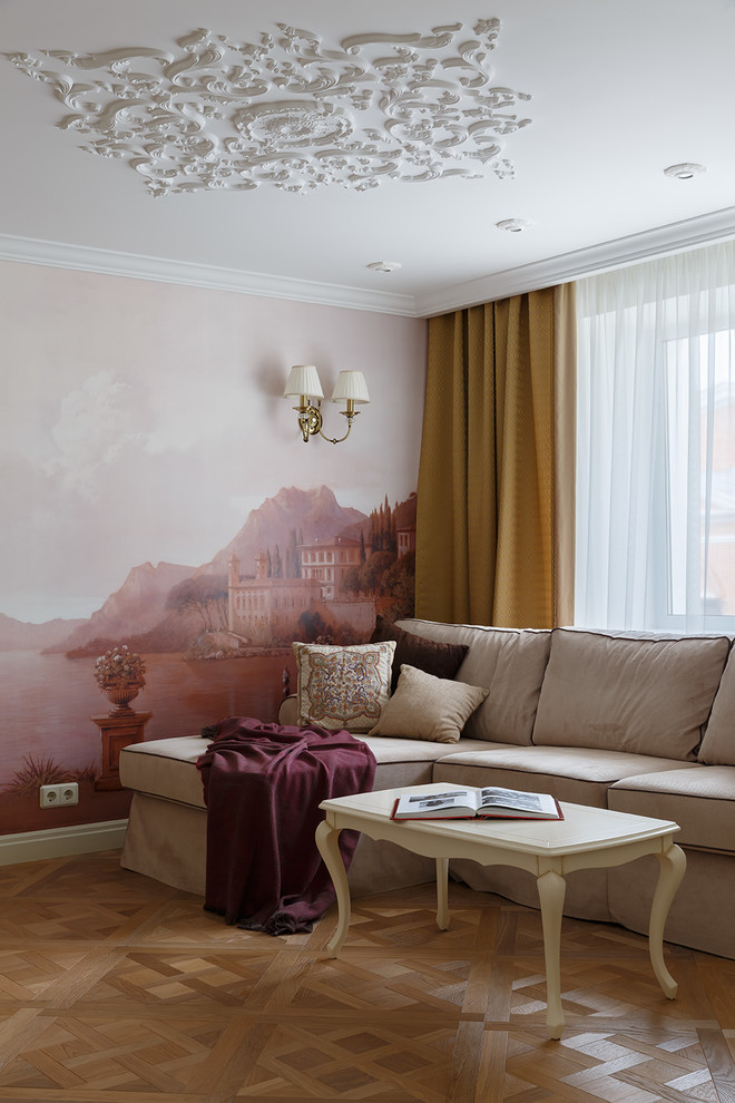 Квартира в Петродворце в классическом стиле - 124 м²