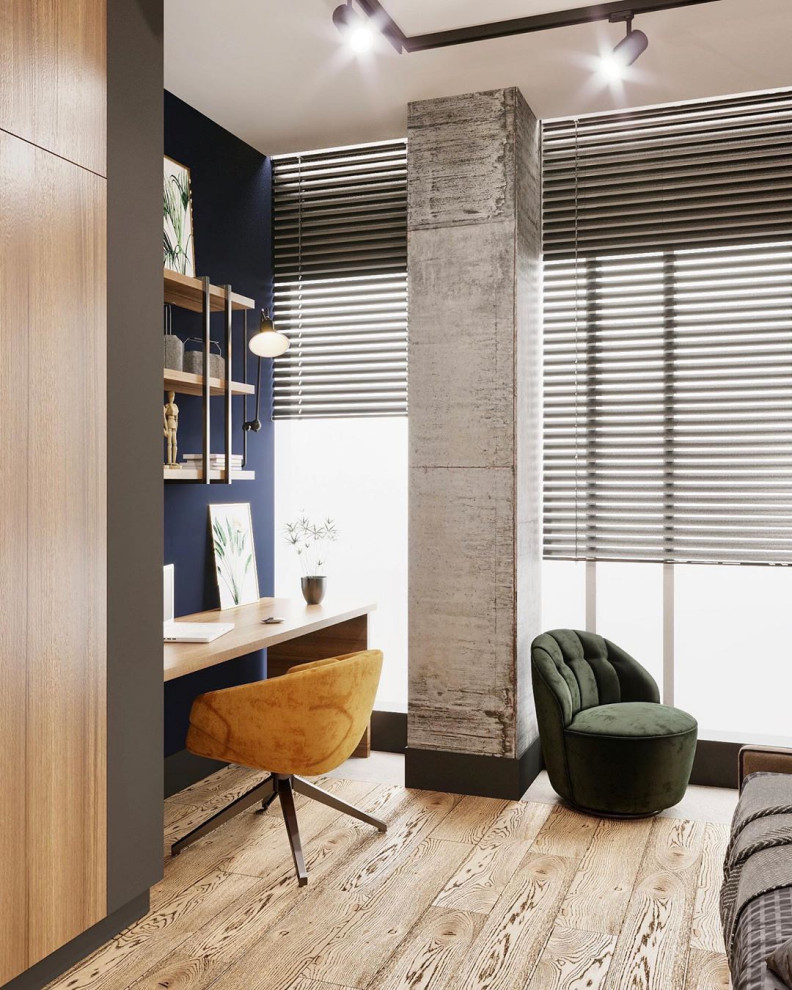 Дизайн-проект детской в стиле лофт в ЖК ‘Небесный’