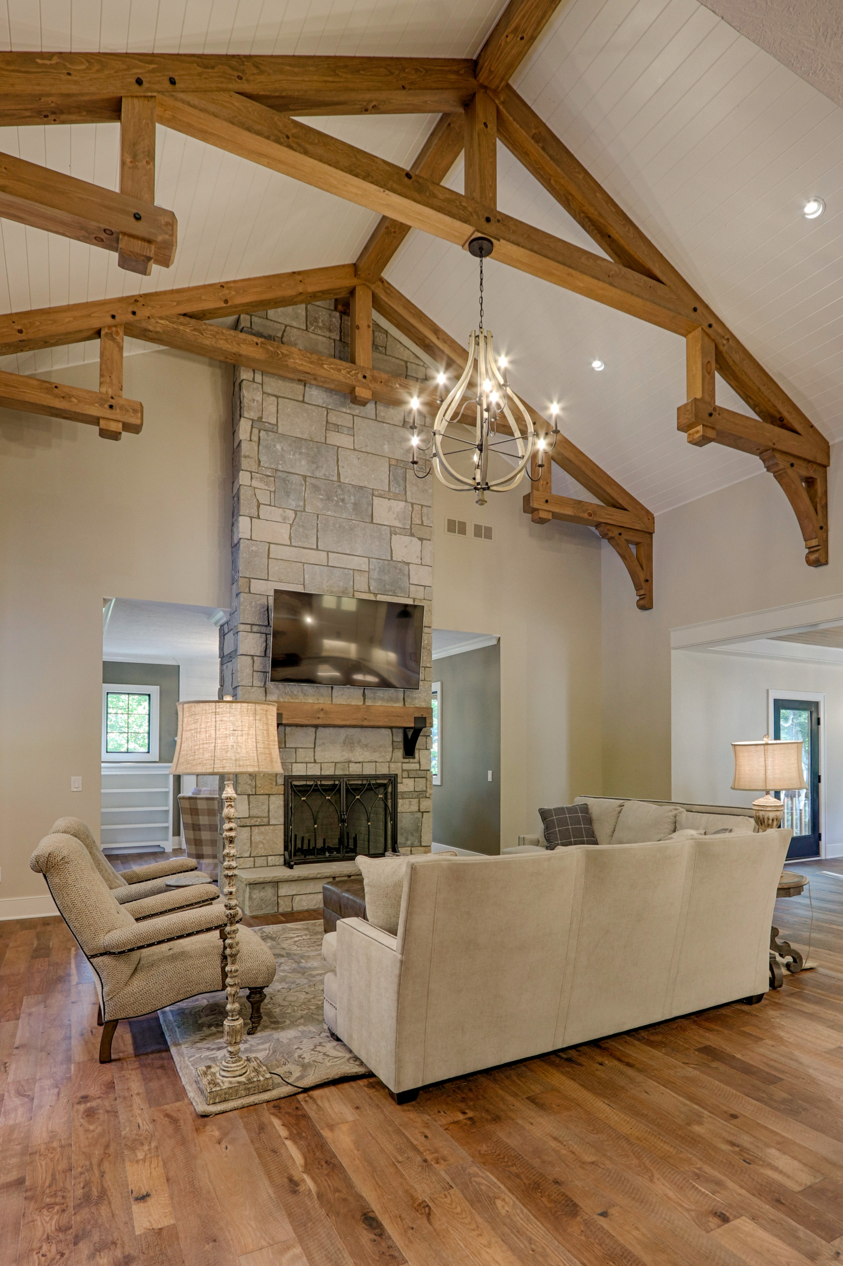 Living room - living room idea in Cleveland