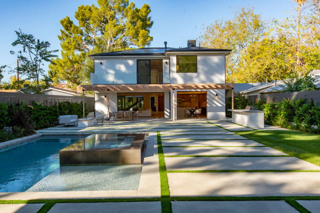 Custom New Construction contemporary-exterior