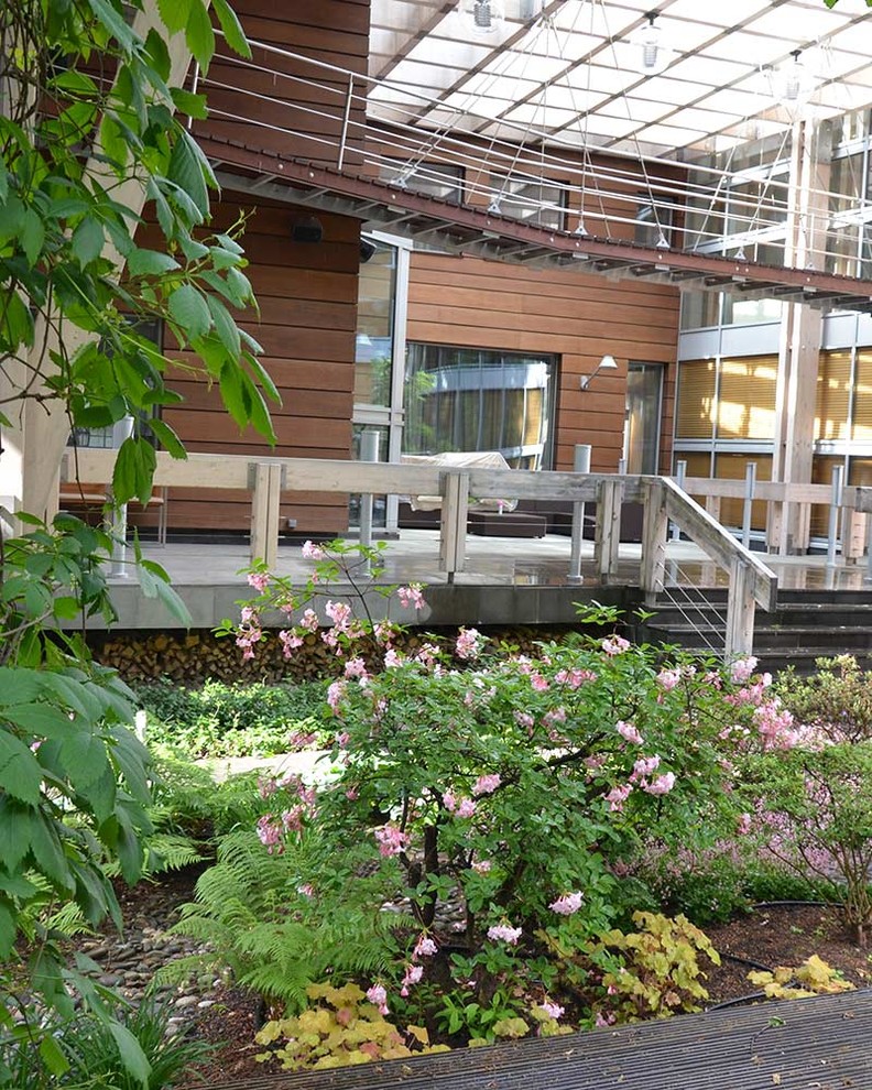 Сад с японским характером в  КП Ландшафт