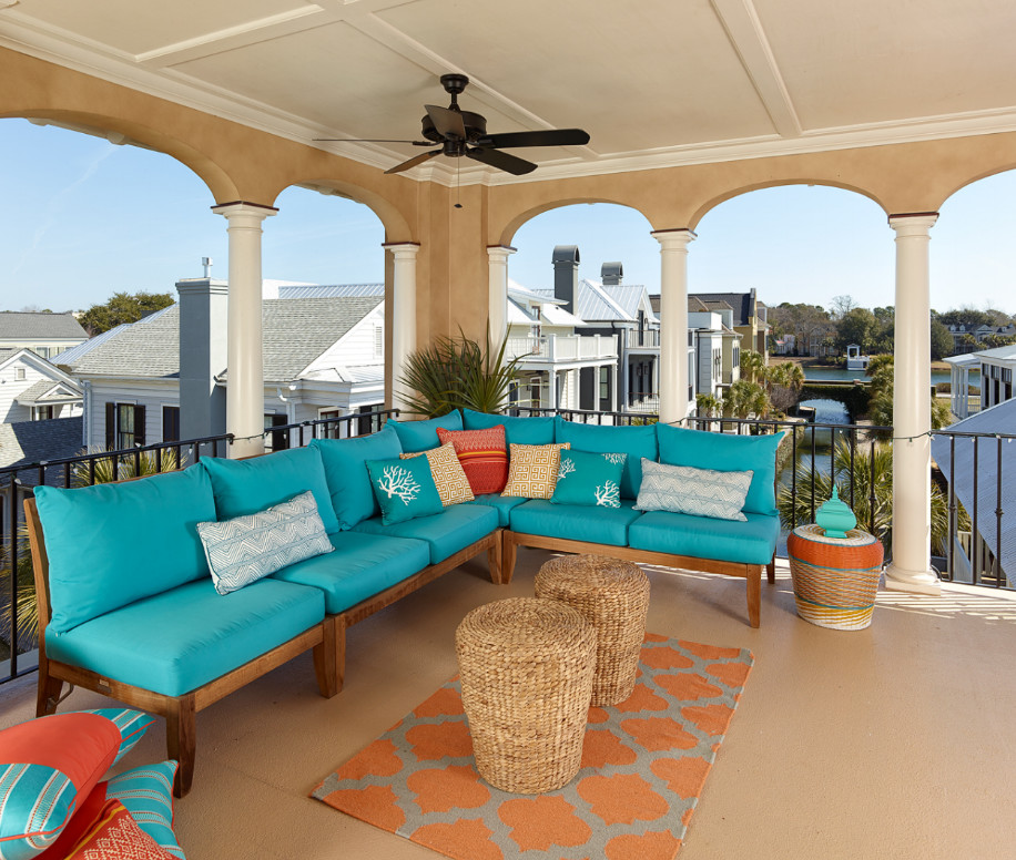 Outdoor Living Mediterranean Patio Charleston by Two Girls and