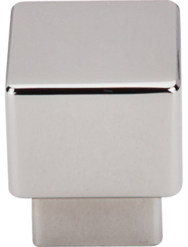 Top Knobs  -  Tapered Square Knob 1" - Polished Nickel