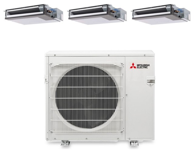 Mitsubishi Concealed Duct Mini Split 208/230V Contemporary Air