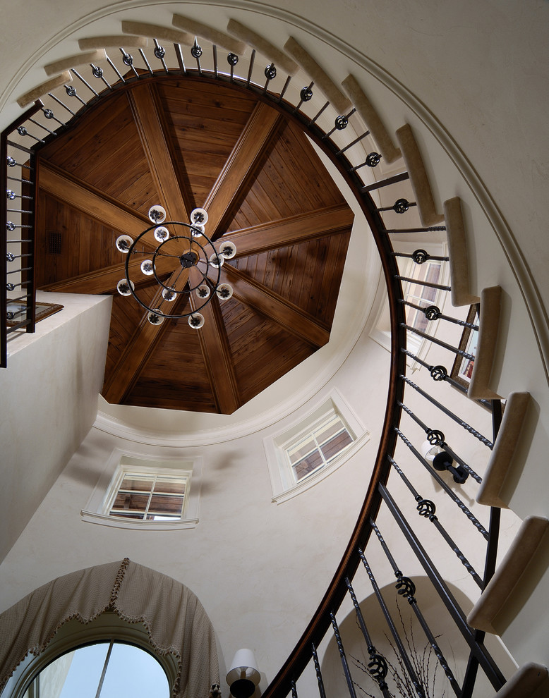 Photo of a mediterranean staircase in Jacksonville.