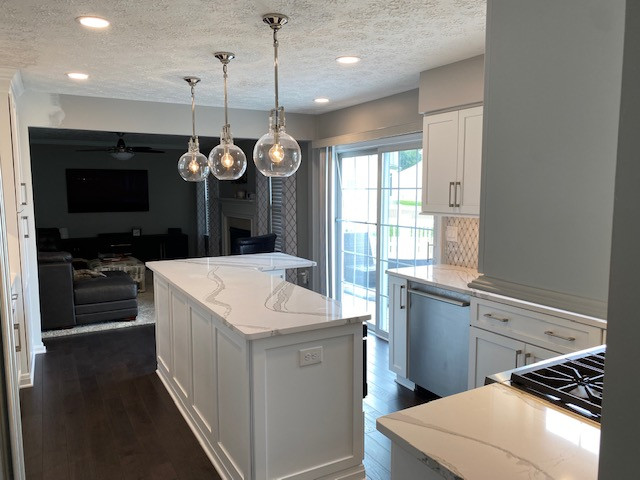 Transitional Updated White & Gray Kitchen