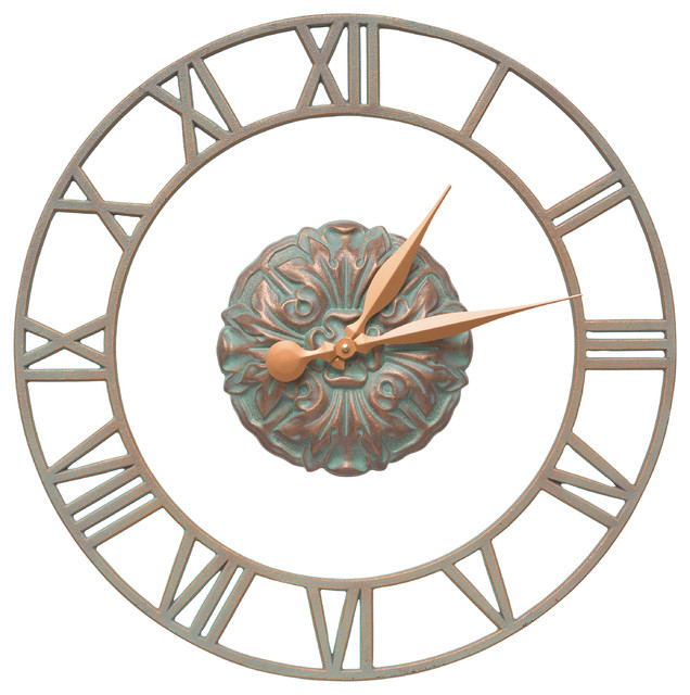 Cambridge Floating Ring 21" Indoor Outdoor Wall Clock Contemporary