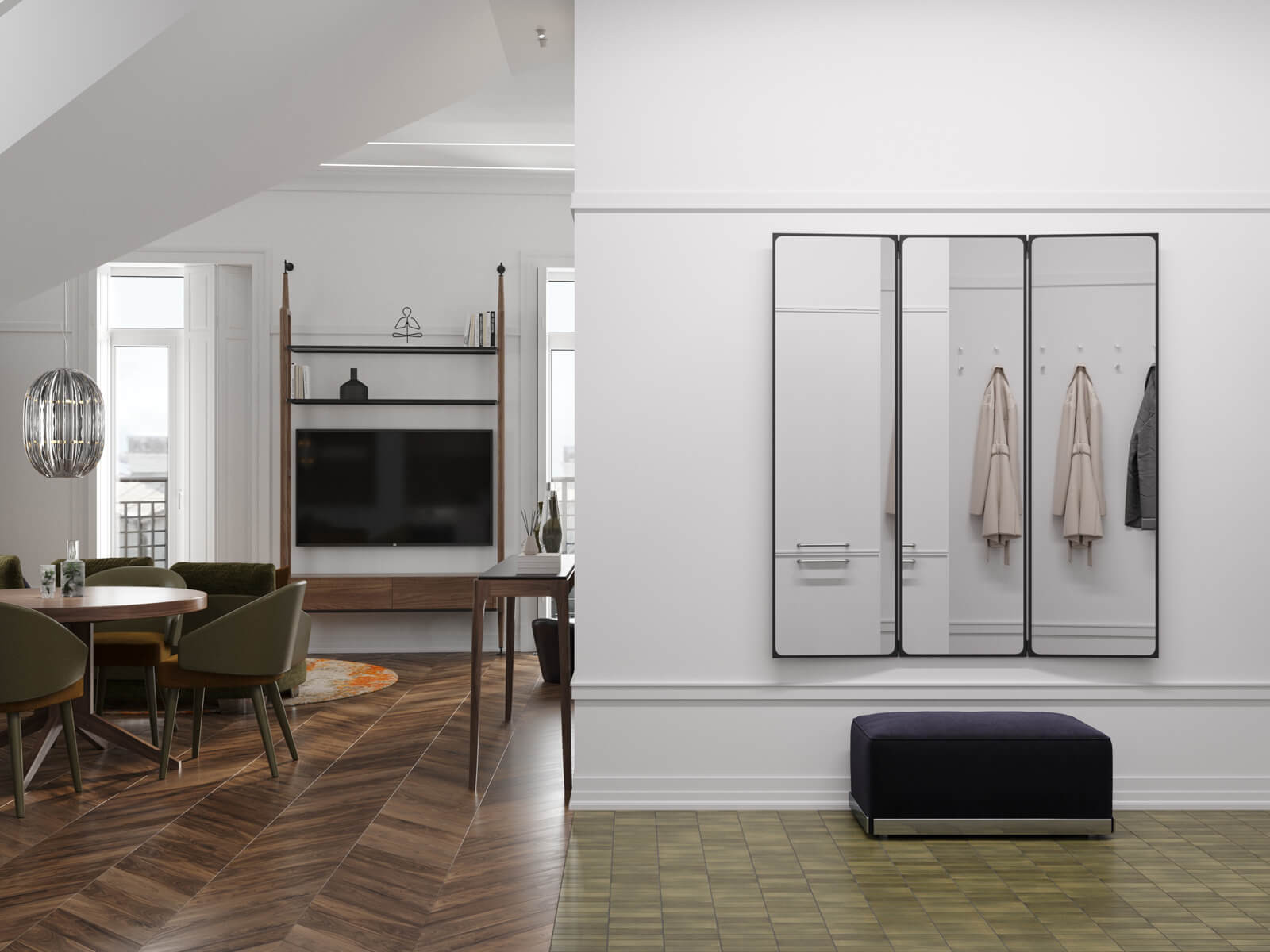 Квартира в мансарде