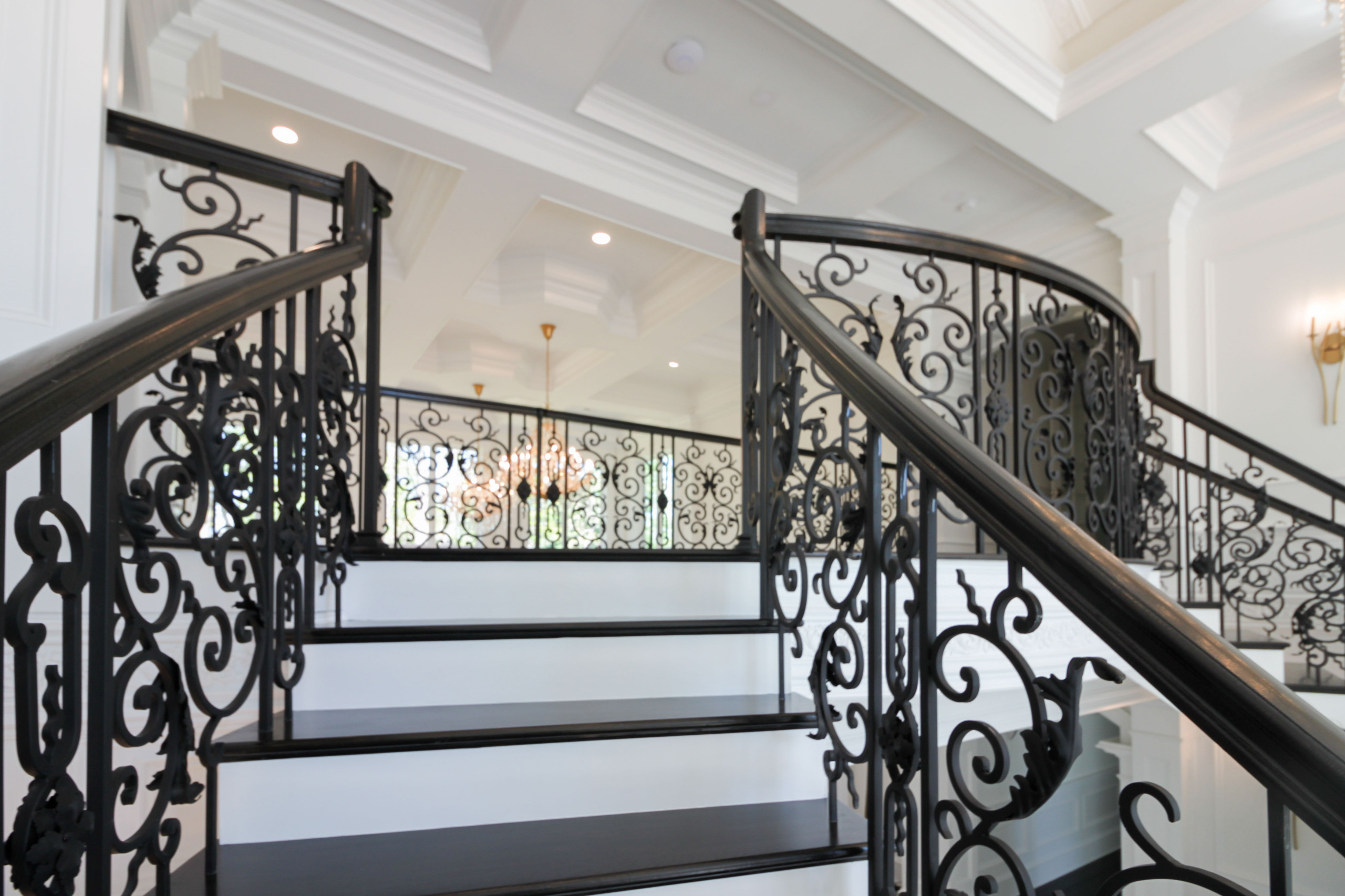 92_Grand Double Staircase in Exquisite Custom Home, Great Falls VA 22066